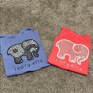 Ivory Ella Short Sleeve Shirts